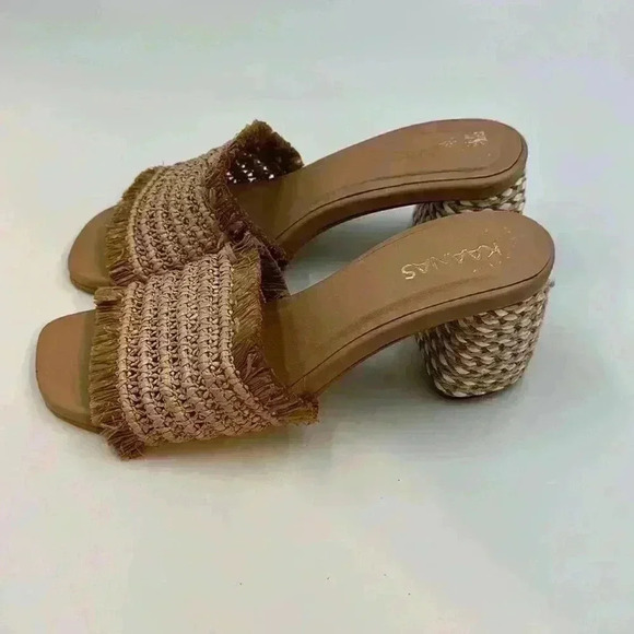 KAANAS Sumatra Frayed Upper Heel in Natural Woven, synthetic upper, jute… - Picture 3 of 9